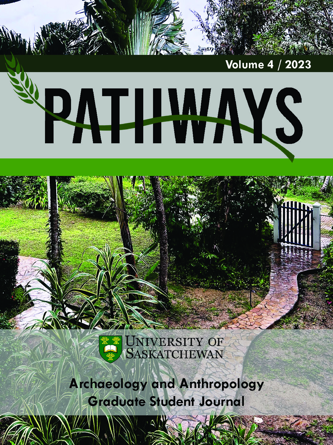 Pathways Volume 4 Cover: photo depicts stone path with gate